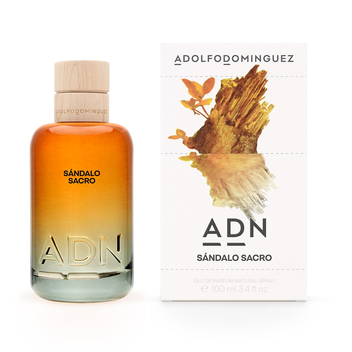 PERFUME ADOLFO DOMINGUEZ ADN SÁNDALO SACRO UNISEX EDP 100 ML - 1
