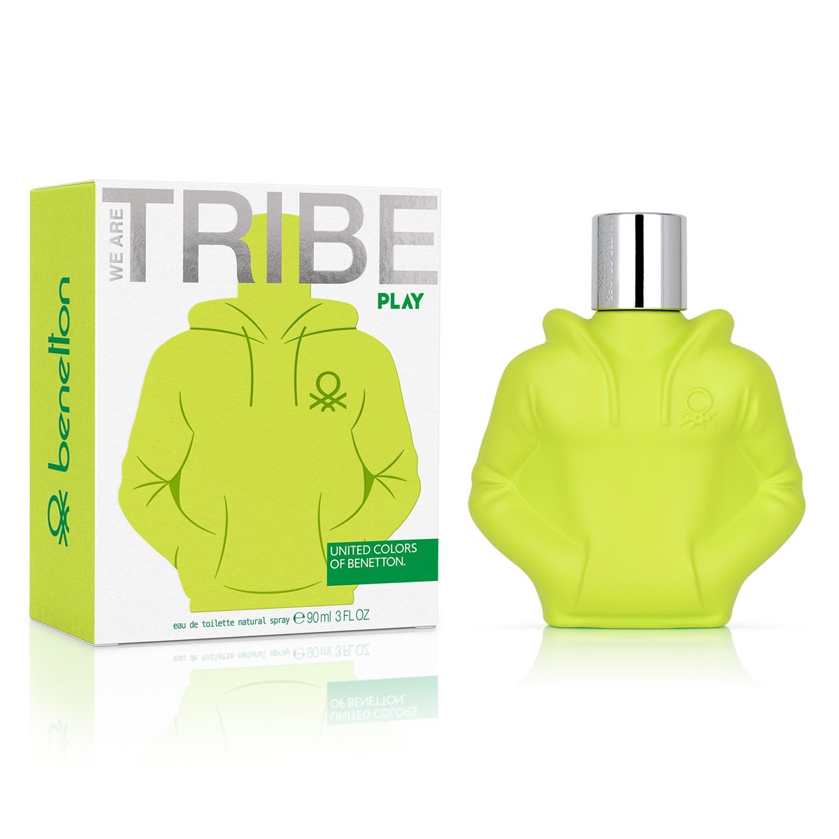 PERFUME BENETTON TRIBE PLAY HOMBRE EDT 90 ML - 1
