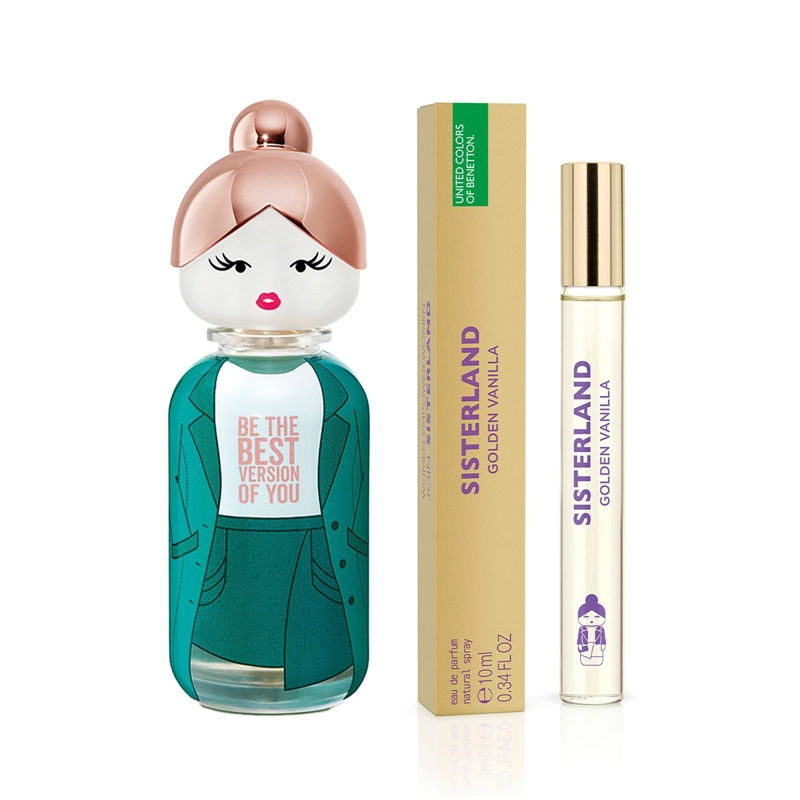 PERFUME BENETTON SISTERLAND GREEN JASMINE MUJER EDT 80 ML + TRAVEL SPRAY 10 ML - 1