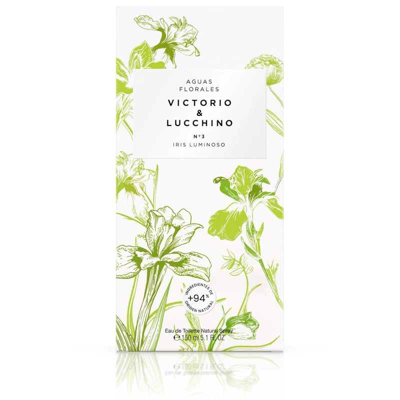 PERFUME VICTORIO & LUCCHINO AGUAS FLORALES N°3 IRIS LUMINOSO  MUJER EDT 150ML - 3