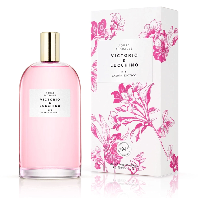 PERFUME VICTORIO & LUCCHINO AGUAS FLORALES N°5 JAZMIN EXOTICO MUJER EDT 150ML - 1