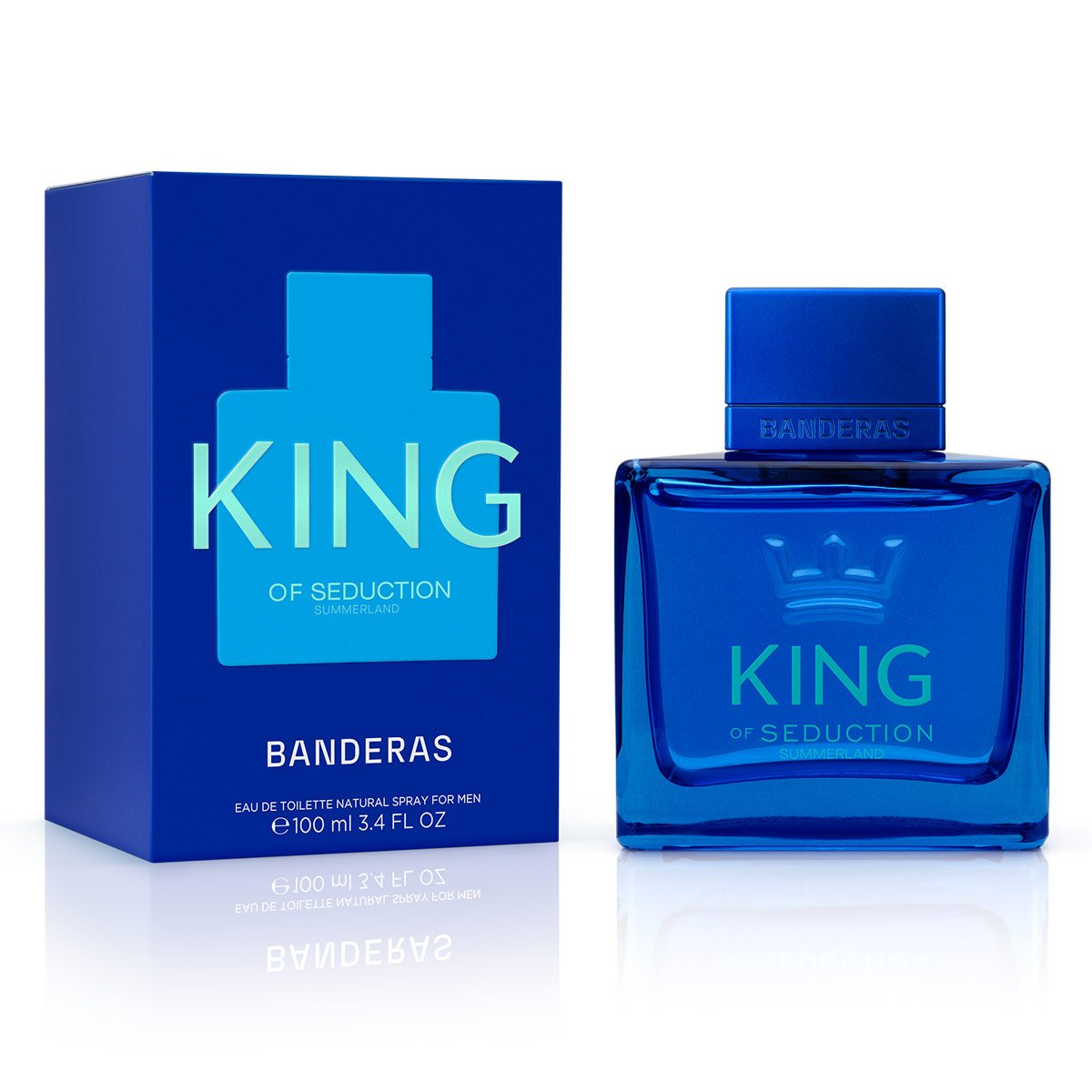 PERFUME BANDERAS KING OF SEDUCTION SUMMERLAND HOMBRE EDT 100 ML - 1