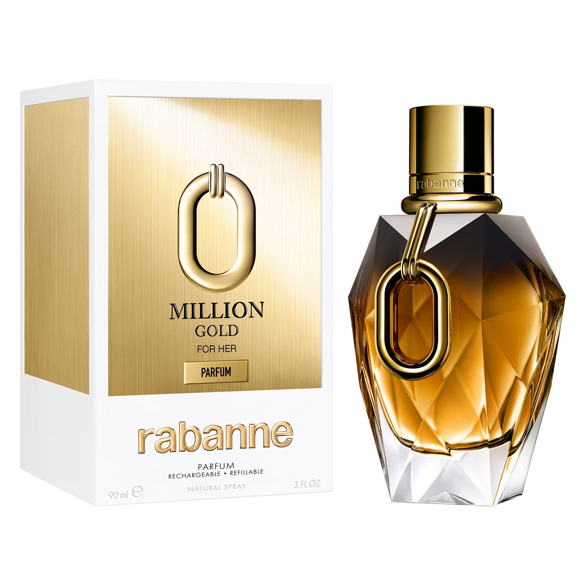 PERFUME RABANNE MILLION GOLD FOR HER MUJER PARFUM 90 ML - 2