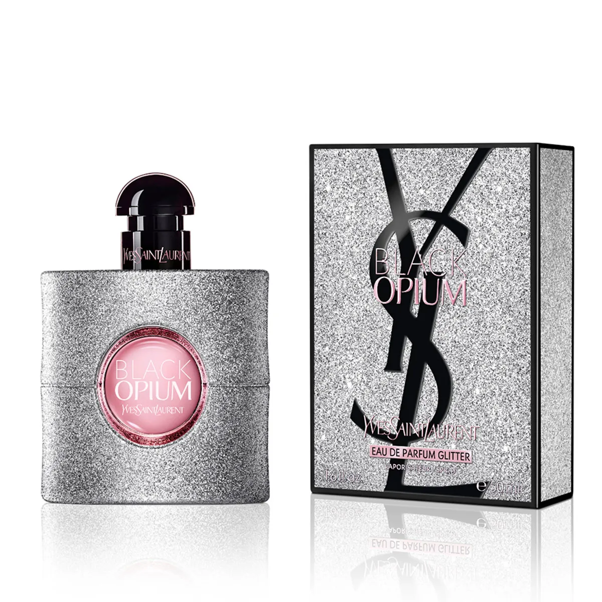 PERFUME YVES SAINT LAURENT BLACK OPIUM GLITTER MUJER EDP 50 ML - 2