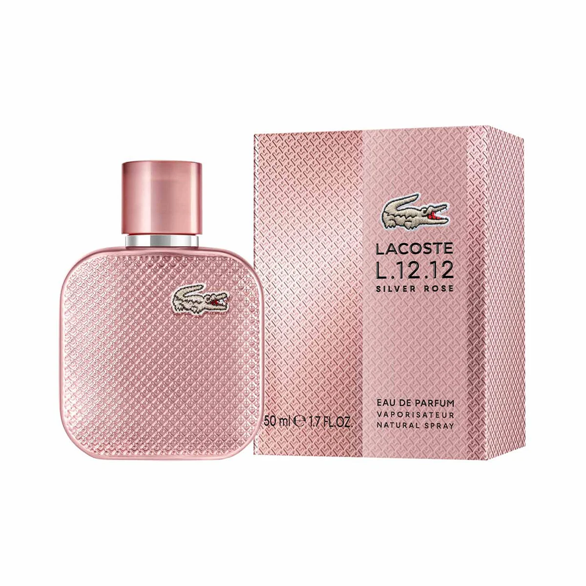 PERFUME MUJER LACOSTE SILVER ROSE EDP 50ML - 1