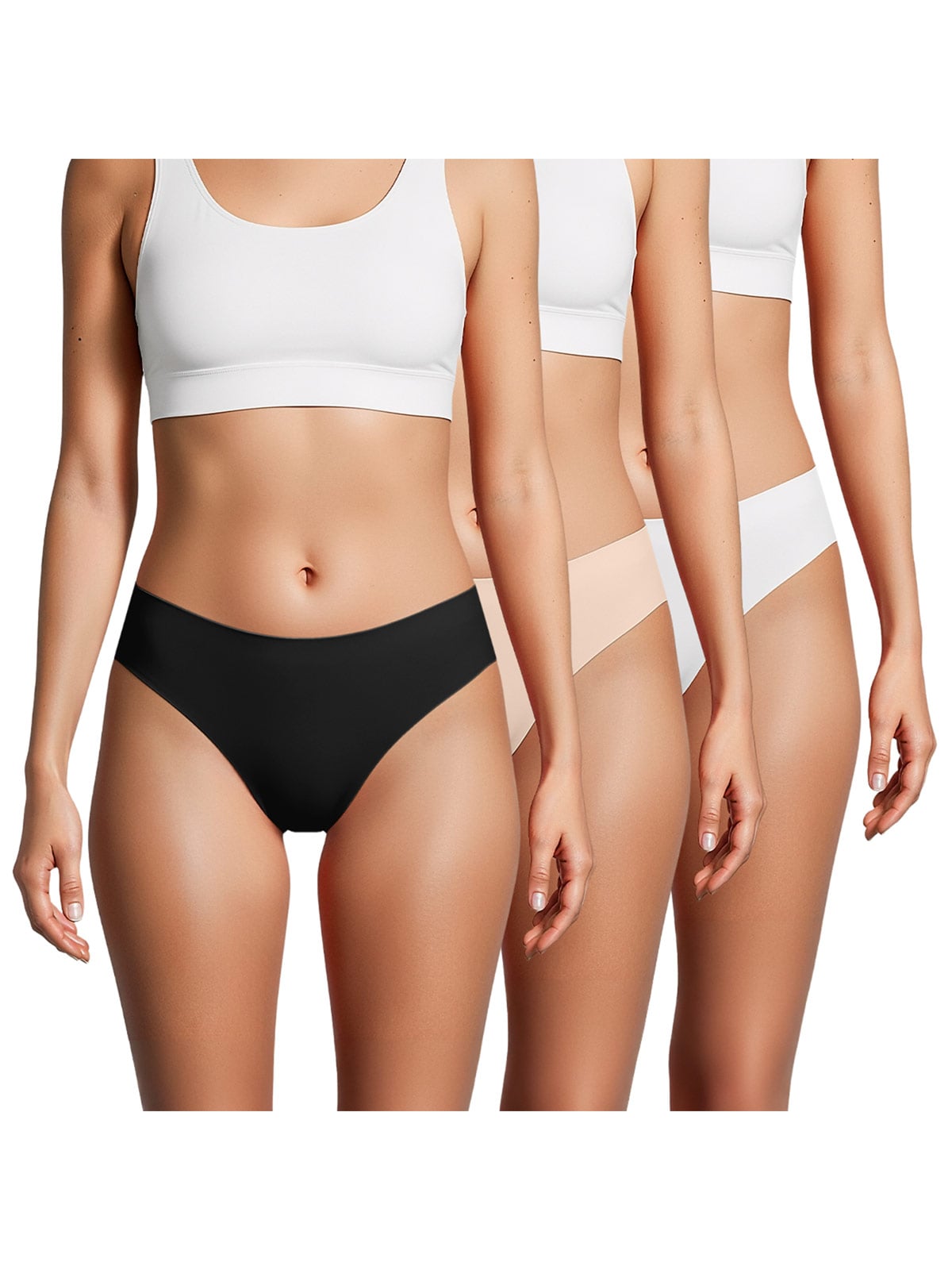PACK X3 CALZÓN TOP MULTICOLOR CULOTTE - 1