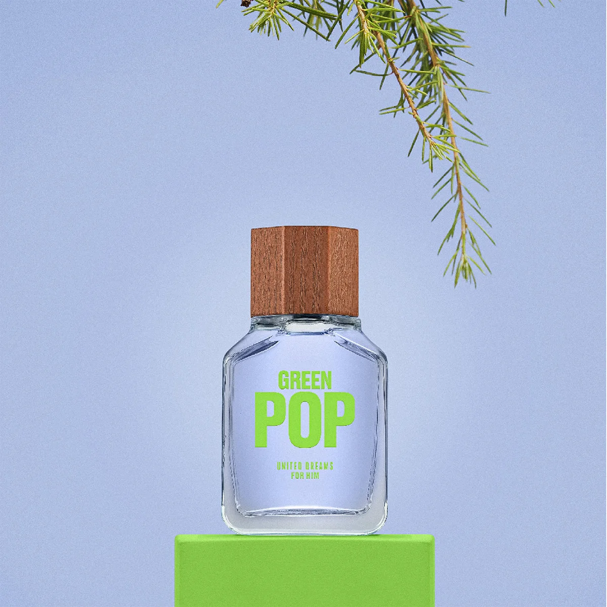 PERFUME BENETTON GREEN POP HIM HOMBRE EDT 100 ML - 4
