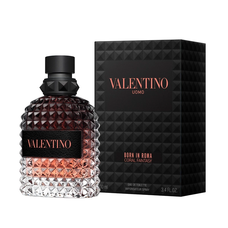 PERFUME VALENTINO BORN IN ROMA CORAL FANTASY UOMO HOMBRE EDT 100 ML - 2