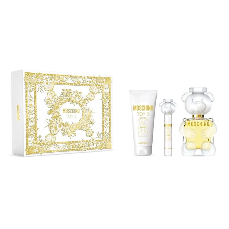 PERFUME MOSCHINO TOY 2 UNISEX EDP 100 ML + LOCIÓN CORPORAL + TRAVEL SIZE 10 ML - 1