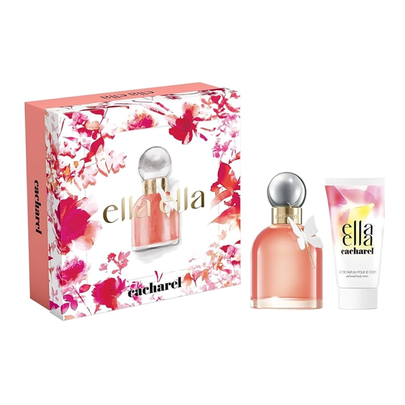 PERFUME CACHAREL ELLA ELLA MUJER EDP 100 ML + LOCIÓN CORPORAL - 1
