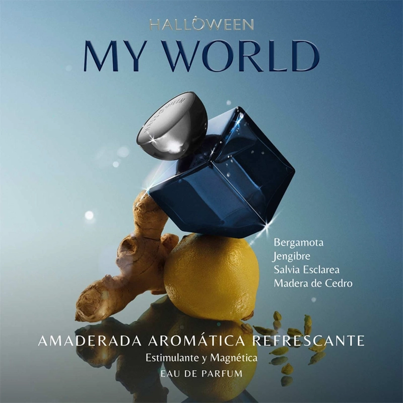 PERFUME  HALLOWEEN MY WORLD HOMBRE EDP 125 ML - 3