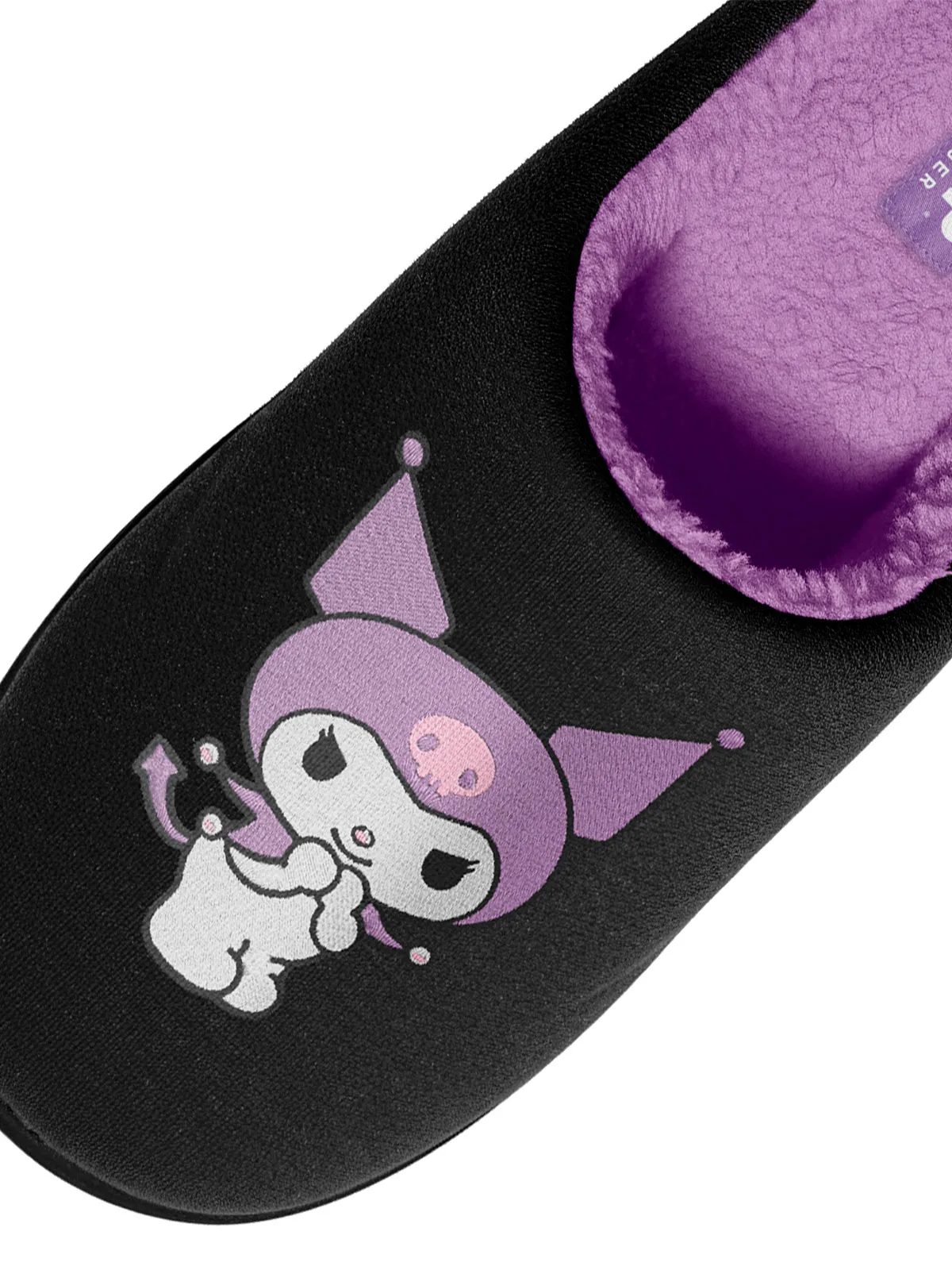 PANTUFLAS MUJER TOP NEGRO KUROMI - 3