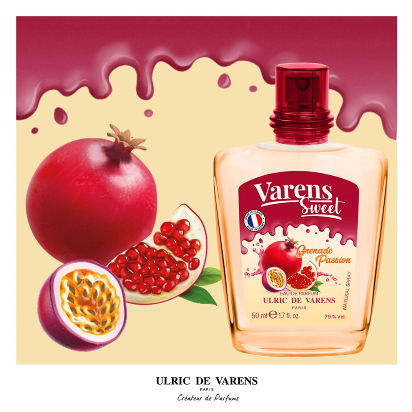 PERFUME VARENS SWEET GRENADE PASSION MUJER EDP 100 ML - 4