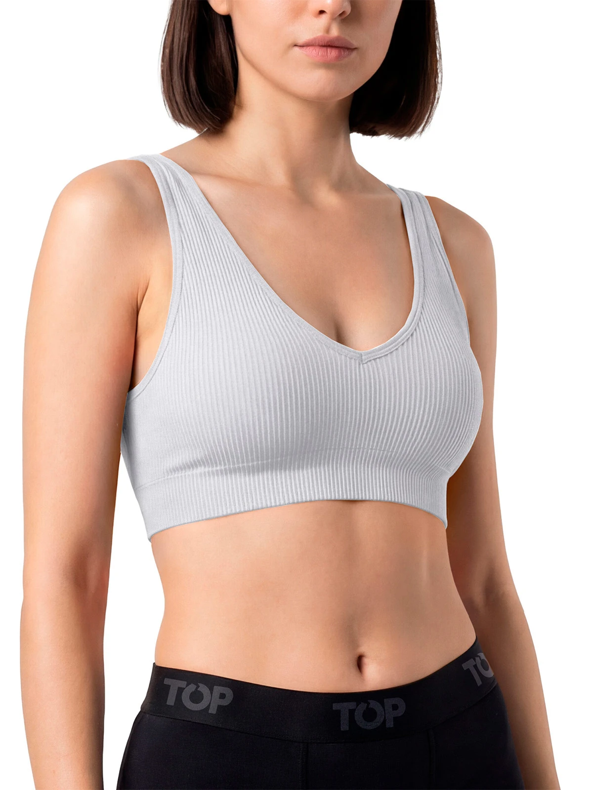 PACK X2 PETO MUJER TOP BLANCO Y NEGRO - 2