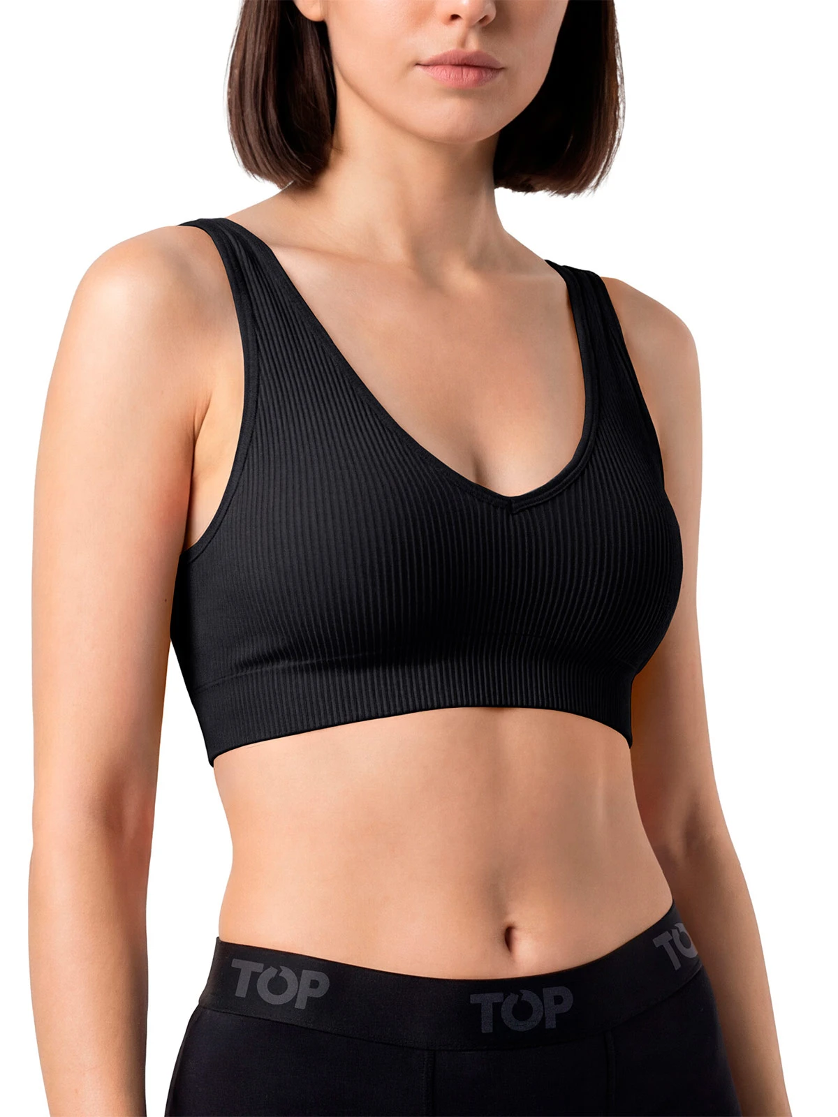 PACK X2 PETO MUJER TOP NEGRO - 2