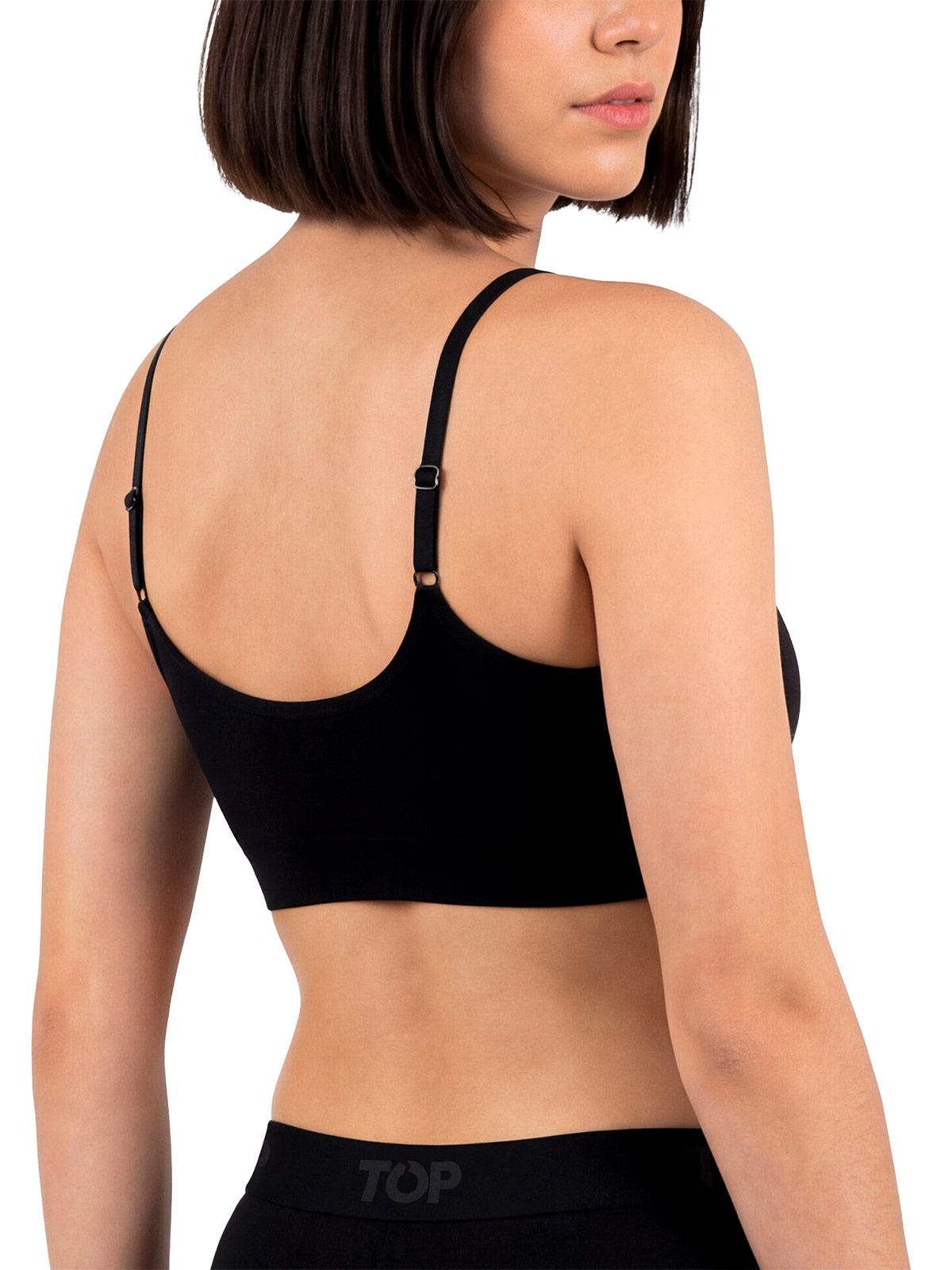 PACK X2 PETO MUJER TOP BLANCO Y NEGRO - 4
