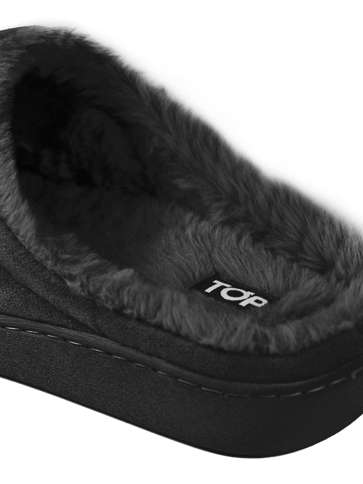 PANTUFLA MUJER TOP NEGRO - 3