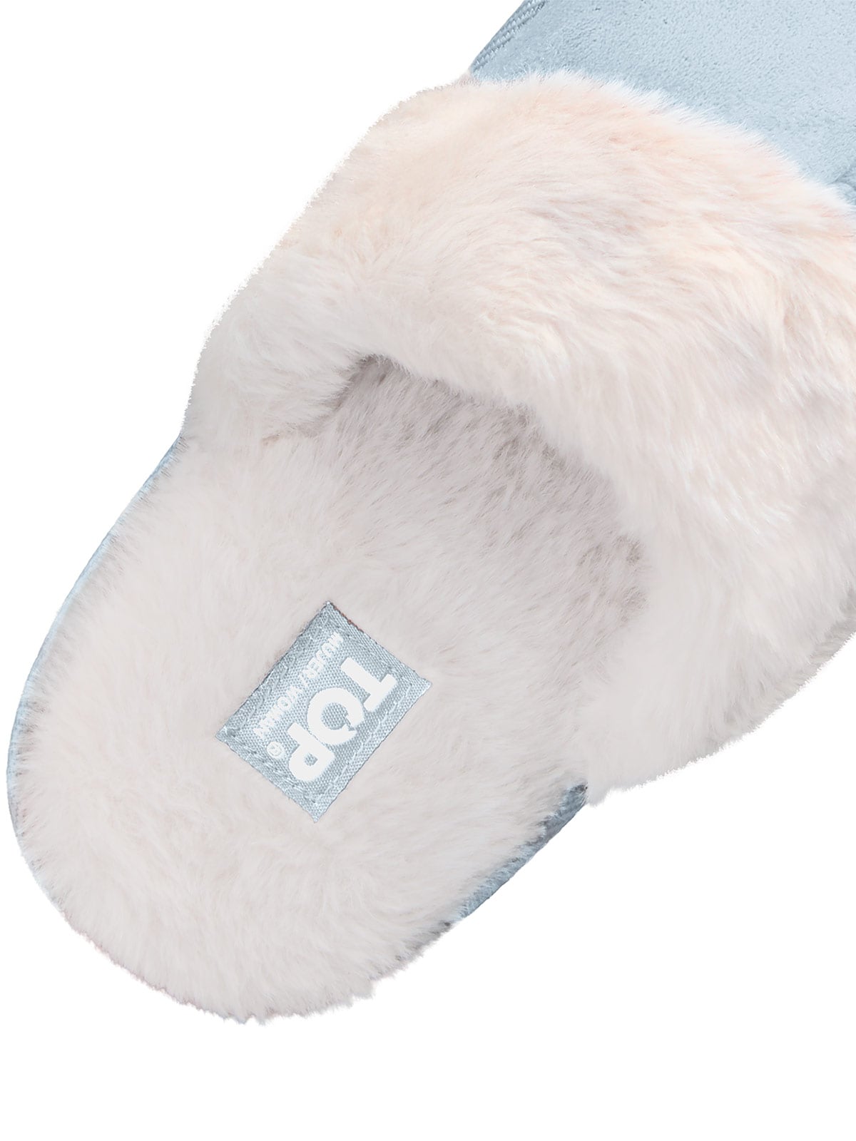 PANTUFLA MUJER TOP CELESTE - 3