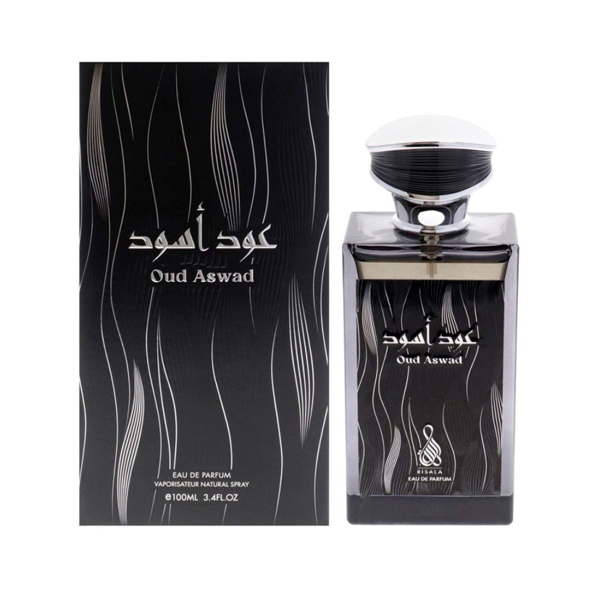 PERFUME RISALA OUD ASWAD EDP 100ML - 1