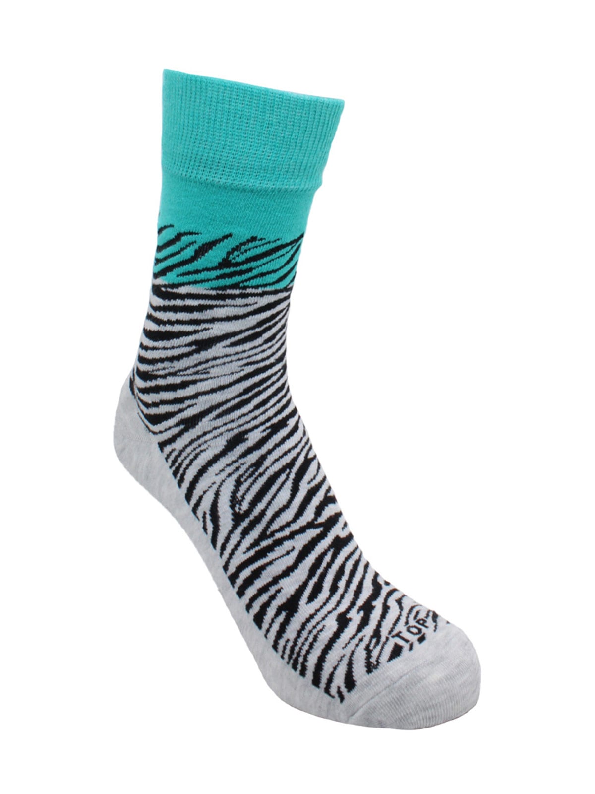 PACK X5 CALCETINES MUJER TOP MULTICOLOR LARGO - 2