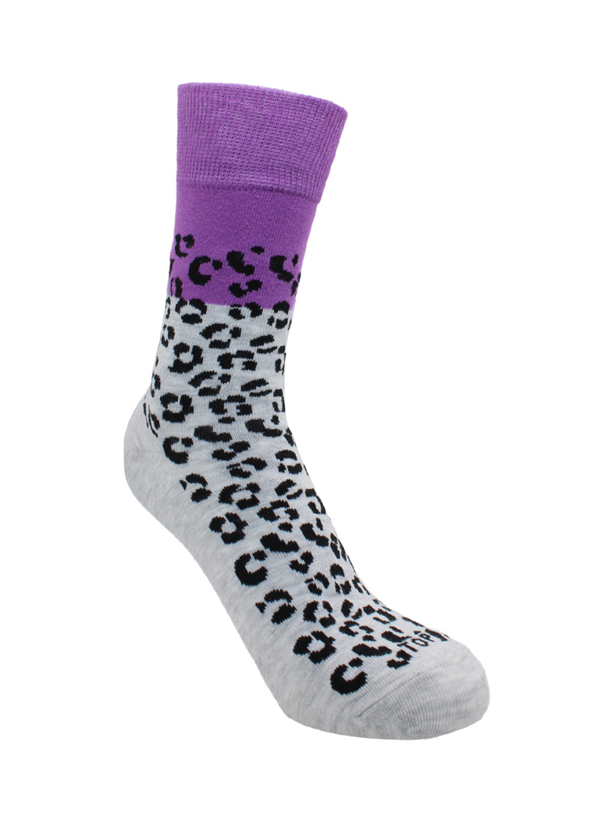PACK X5 CALCETINES MUJER TOP MULTICOLOR LARGO - 6