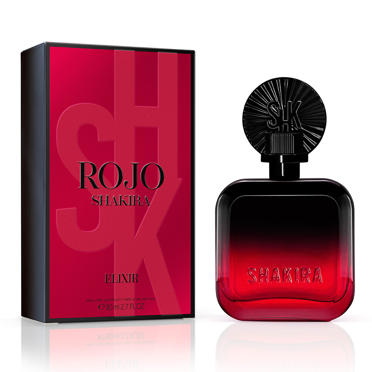 PERFUME SHAKIRA ROJO ELIXIR MUJER EDP 80ML - 1