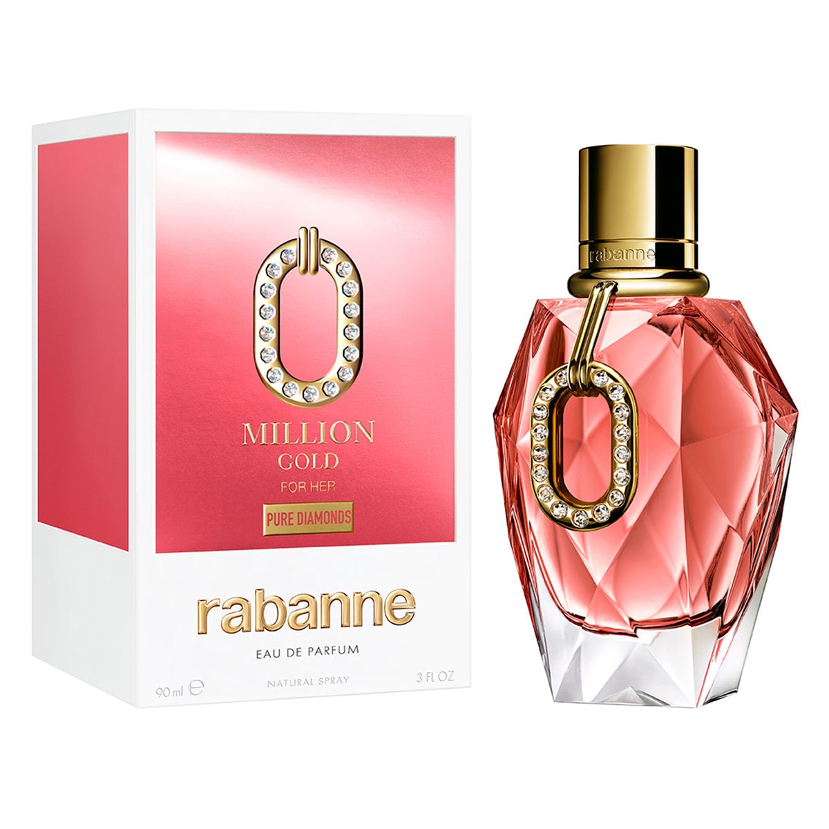 PERFUME PACO RABANNE MILLION GOLD PURE DIAMONDS MUJER 90ML - 1
