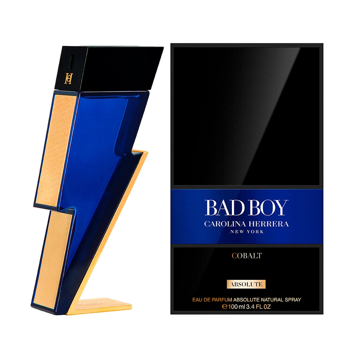 PERFUME CAROLINA HERRERA BAD BOY COBALT ABSOLUTE HOMBRE EDP 100ML - 1