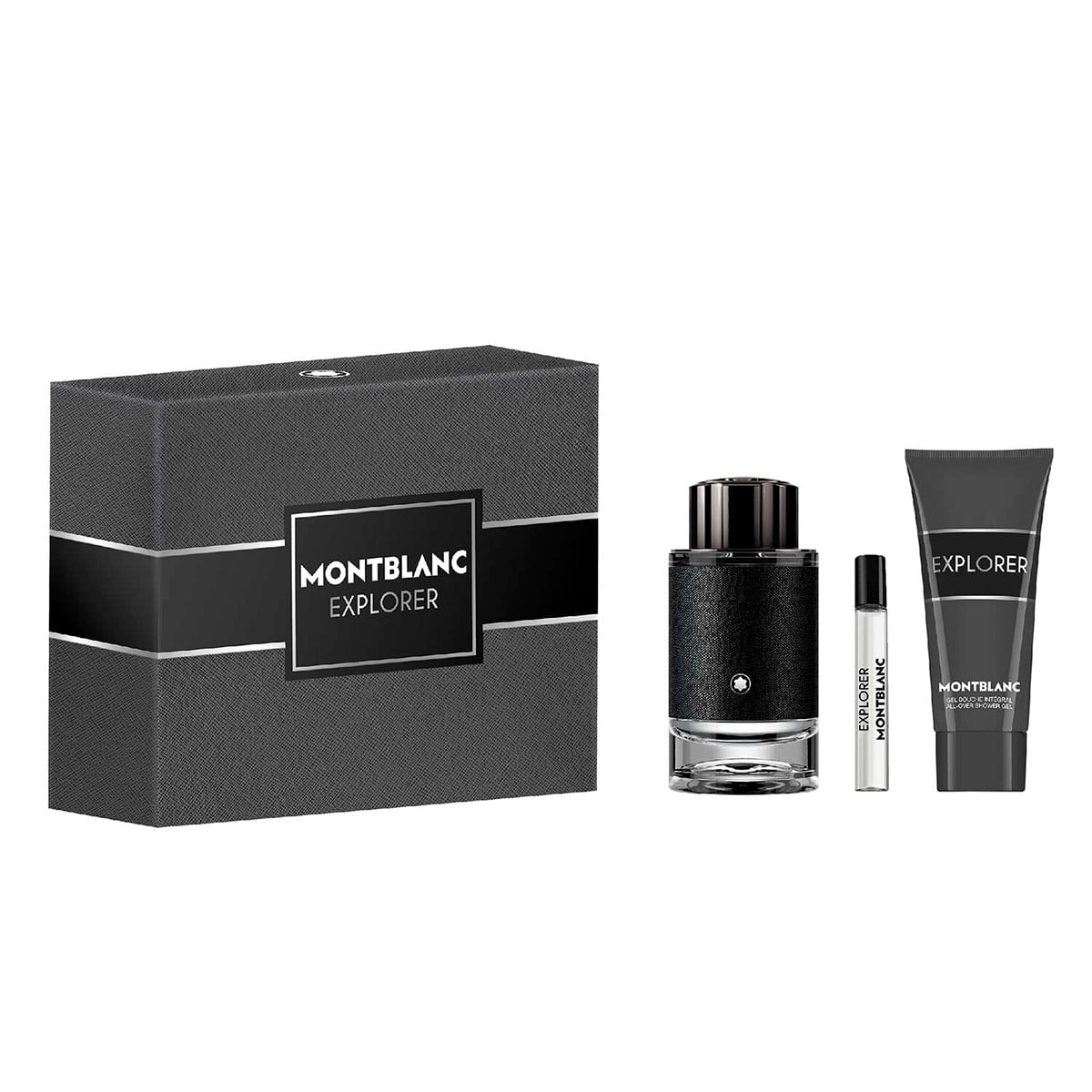 SET MONTBLANC EXPLORER EDP HOMBRE 100 ML + SHOWER GEL 100 ML + MINI 7.5 ML - 1