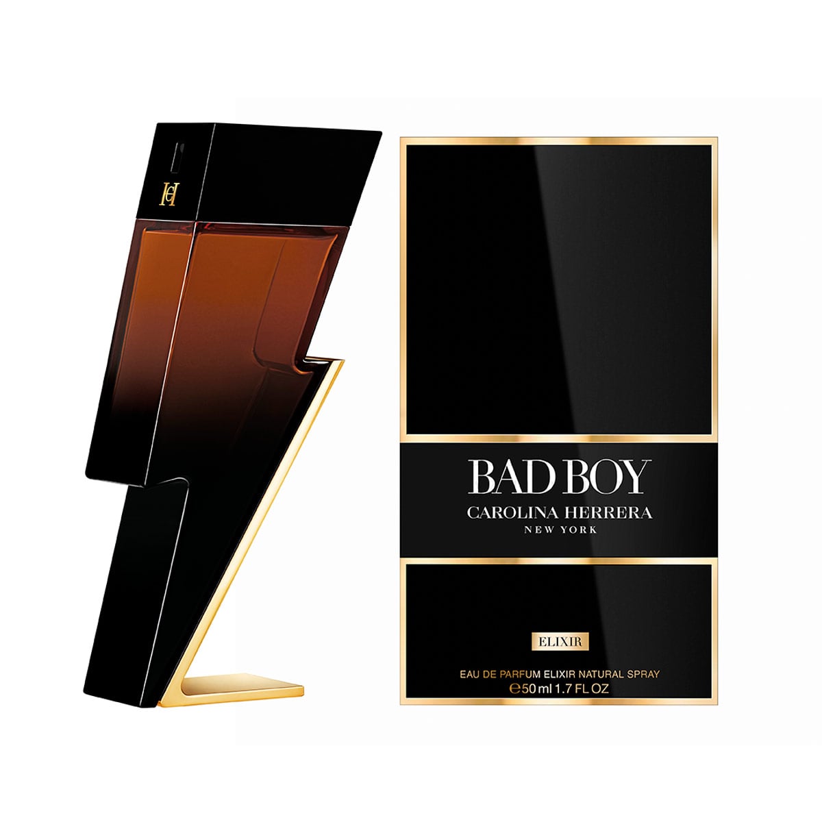 PERFUME CAROLINA HERRERA BAD BOY ELIXIR HOMBRE EDP 50ML - 1