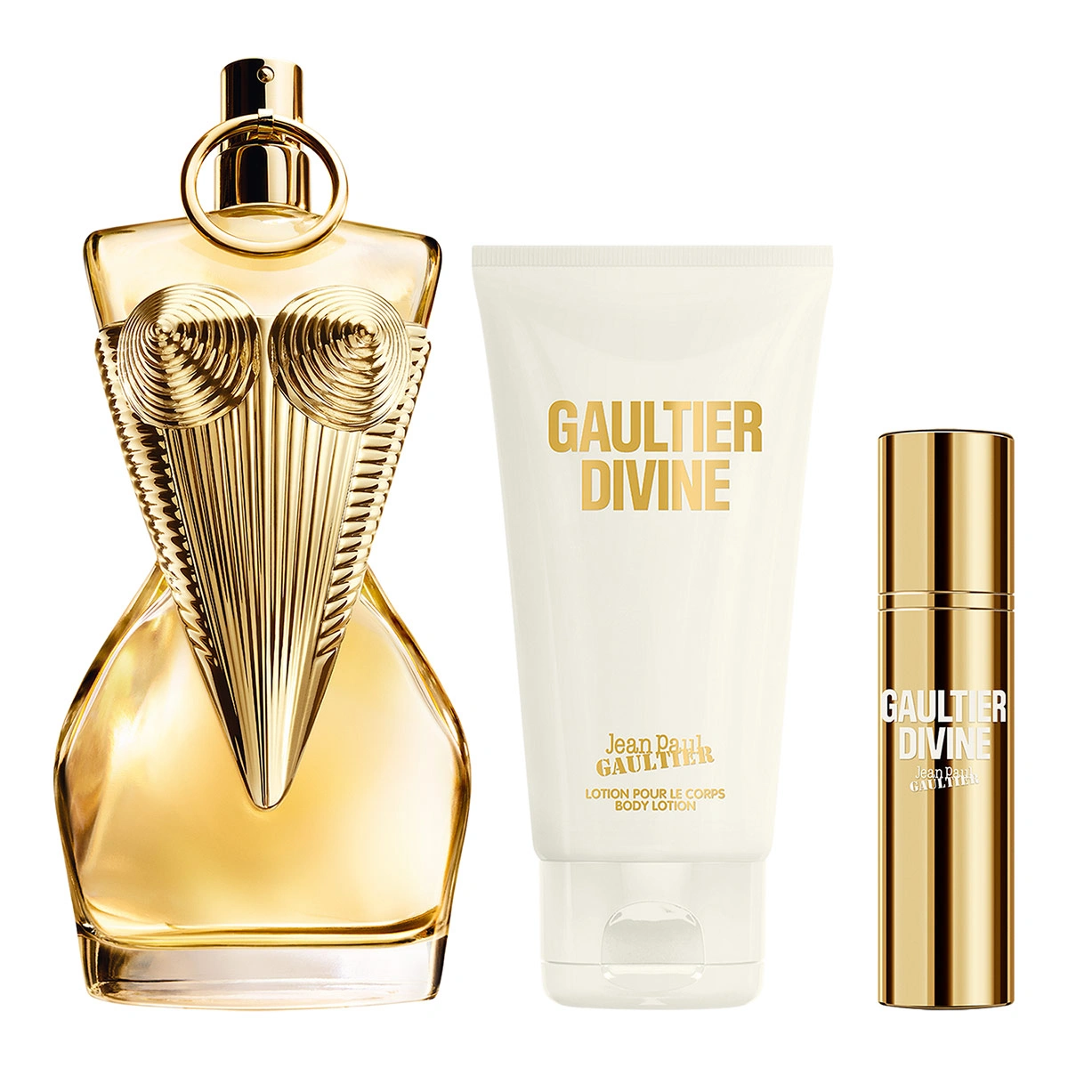 ESTUCHE PERFUME JEAN PAUL GAULTIER MILLION GOLE MUJER EDP 90ML+LOCIÓN 100ML+EDP 5ML - 3