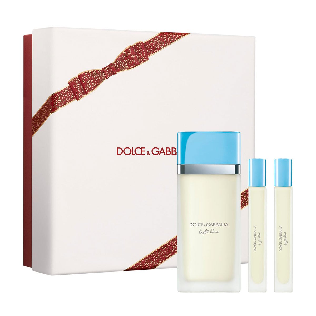 SET PERFUME DOLCE & GABBANA LIGHT BLUE MUJER EDT 100ML+MINI 10ML+MINI 10ML - 1