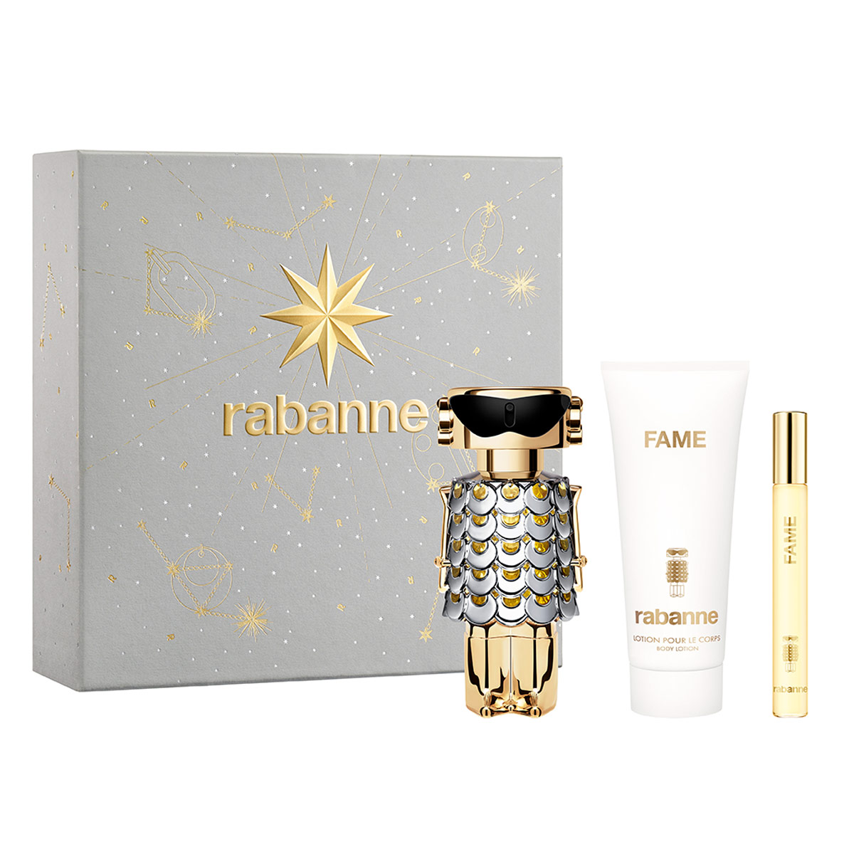 SET PERFUME PACO RABANNE FAME MUJER EDP 80 ML+100 ML+MINI 10 ML - 1