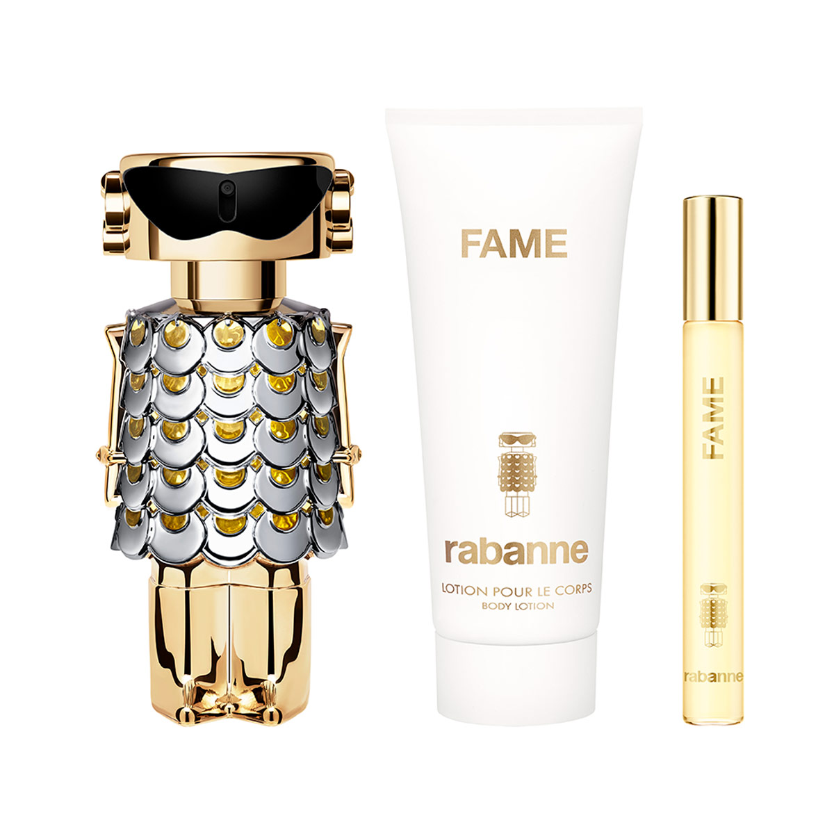 SET PERFUME PACO RABANNE FAME MUJER EDP 80 ML+100 ML+MINI 10 ML - 2