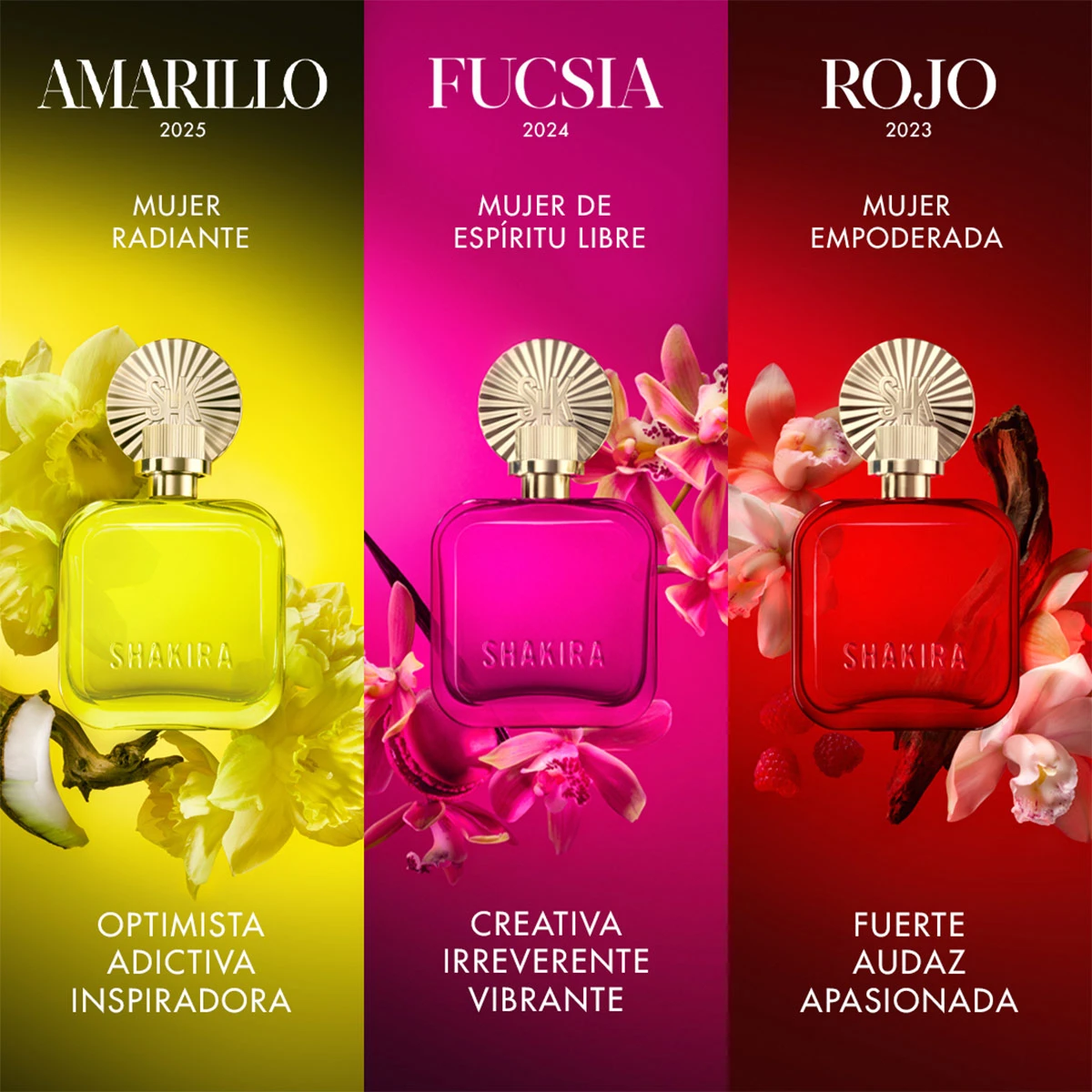 PERFUME SHAKIRA AMARILLO MUJER EDP 50ML - 5