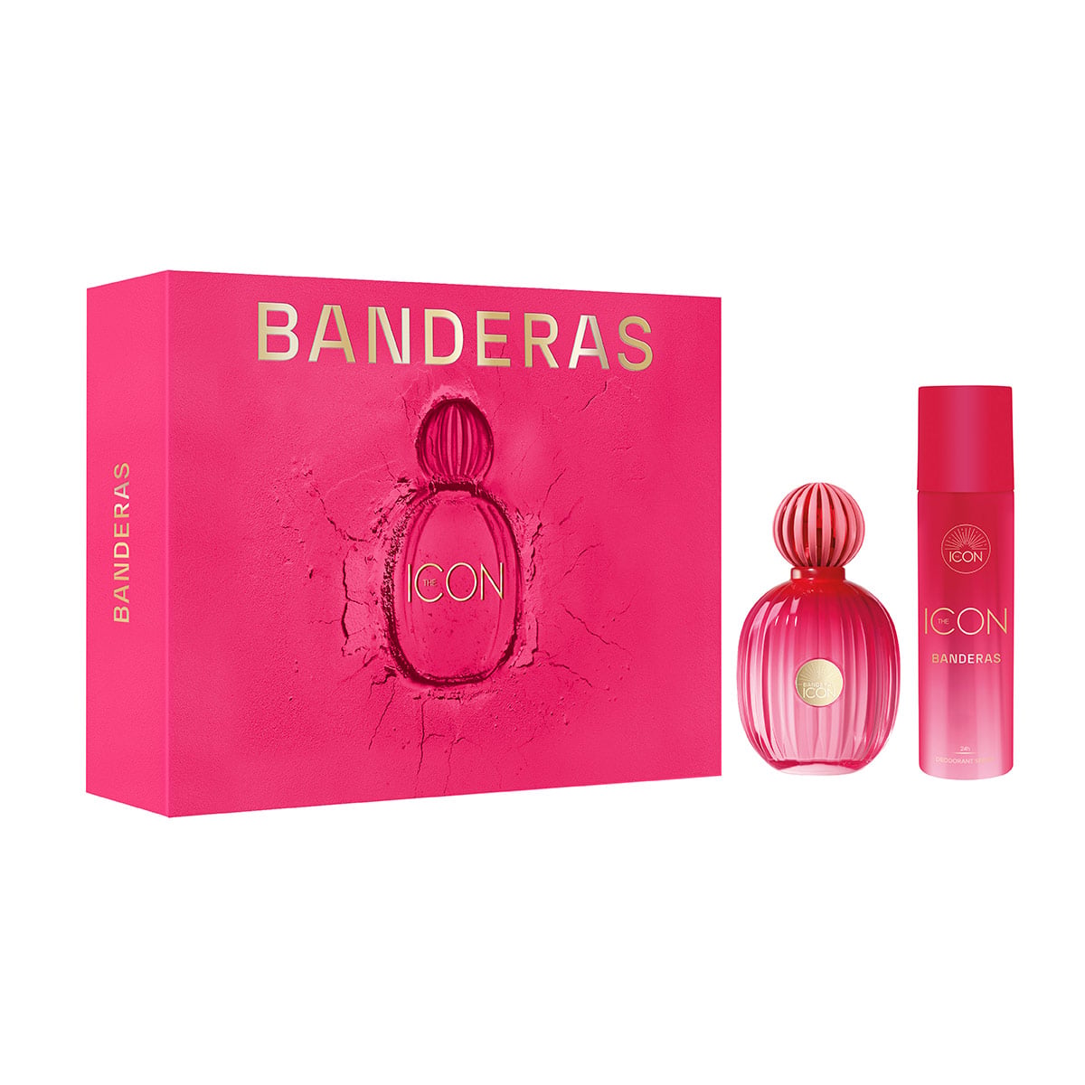 SET PERFUME BANDERAS THE ICON MUJER EDP 100ML+DEO - 1