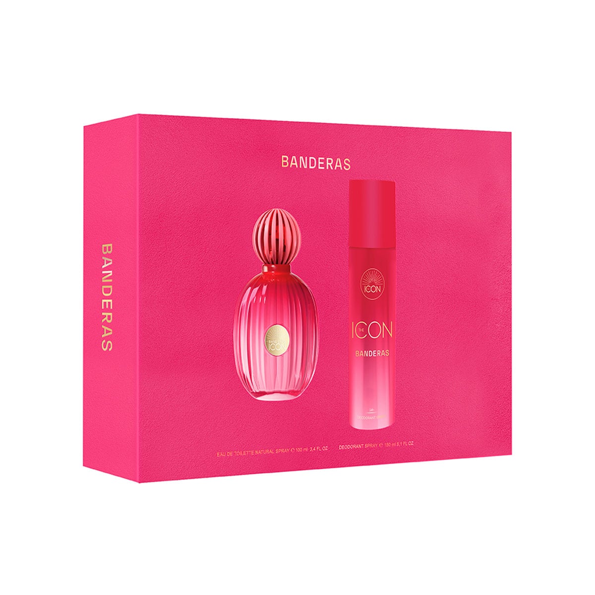 SET PERFUME BANDERAS THE ICON MUJER EDP 100ML+DEO - 2