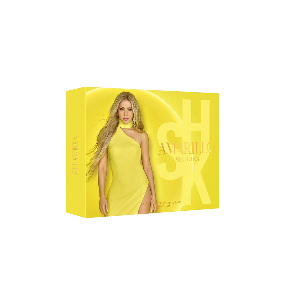 SET PERFUME SHAKIRA AMARILLO MUJER EDP 50ML+75ML - 4