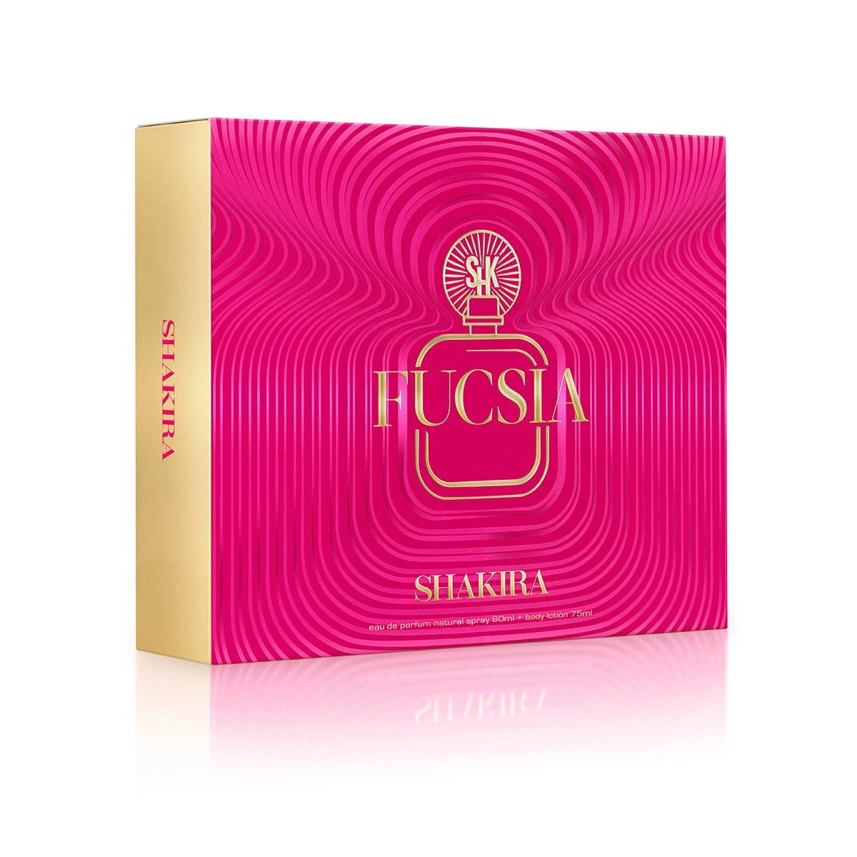 SET PERFUME SHAKIRA FUCSIA MUJER EDP 80ML+75ML - 3