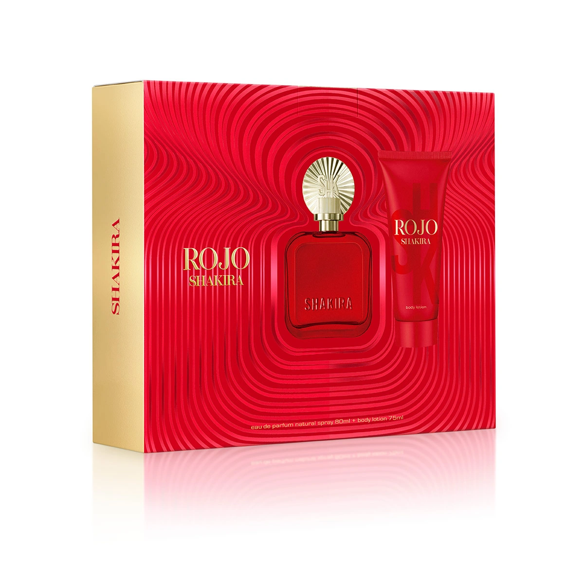 SET PERFUME SHAKIRA ROJO MUJER EDP 80ML+75ML - 2