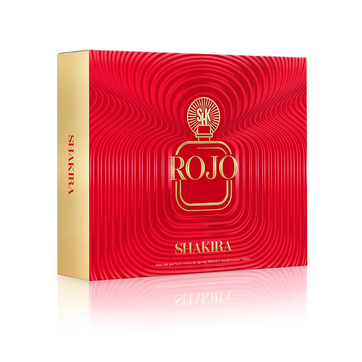 SET PERFUME SHAKIRA ROJO MUJER EDP 80ML+75ML - 3