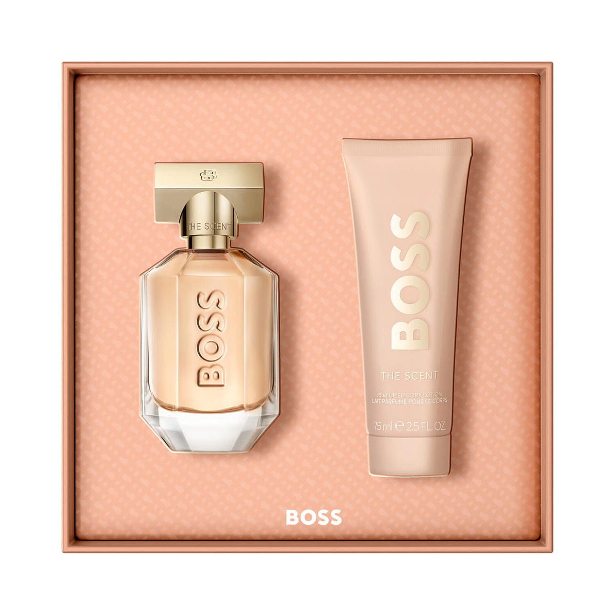 SET PERFUME HUGO BOSS THE SCENT MUJER EDP 50ML+75ML - 3