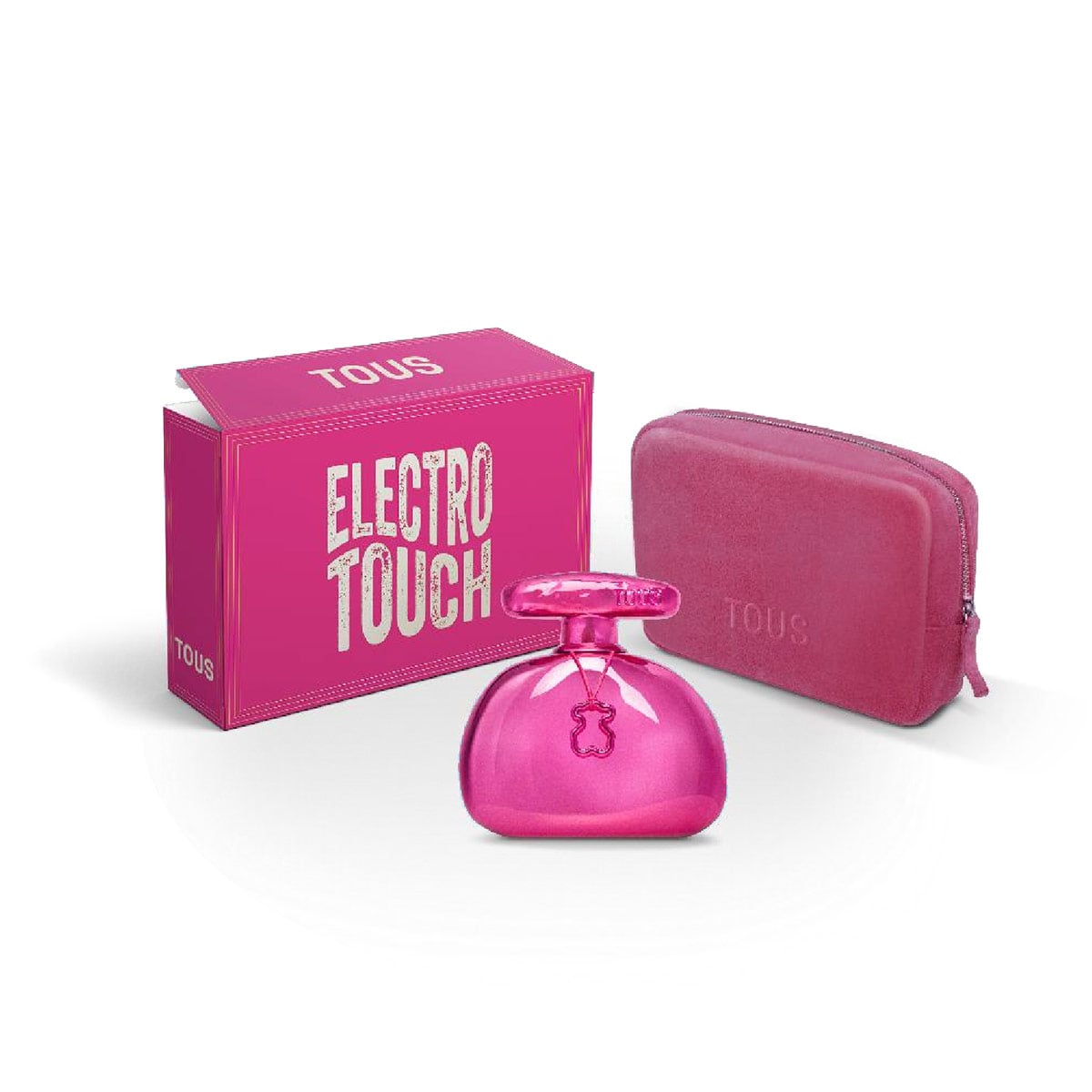 SET PERFUME TOUS ELECTROTOUCH MUJER EDP 100ML+NECESER - 1