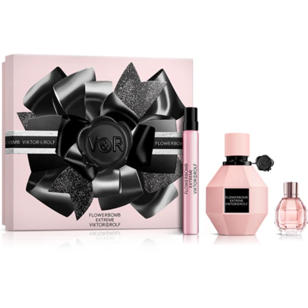VIKTOR & ROLF FLOWERBOMB EXTREME EDP SET 50 ML + 10 ML + 7 ML - 1
