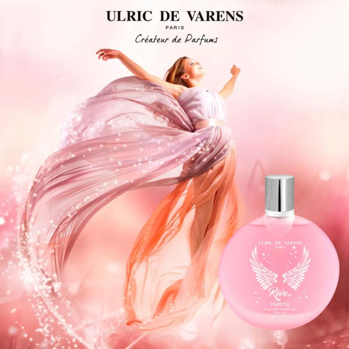 ESTUCHE PERFUME ULRIC DE VARENS REVE DE VARENS MUJER EDP 50ML+125ML+20 ML - 5