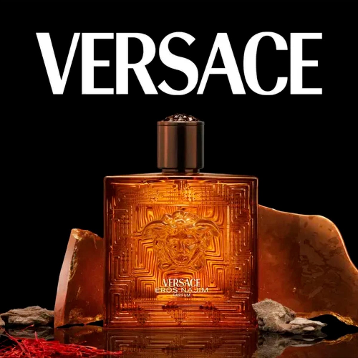 SET PERFUME VERSACE EROS NAJIM HOMBRE EAU DE PARFUM 100 ML+10ML+NECESER - 3