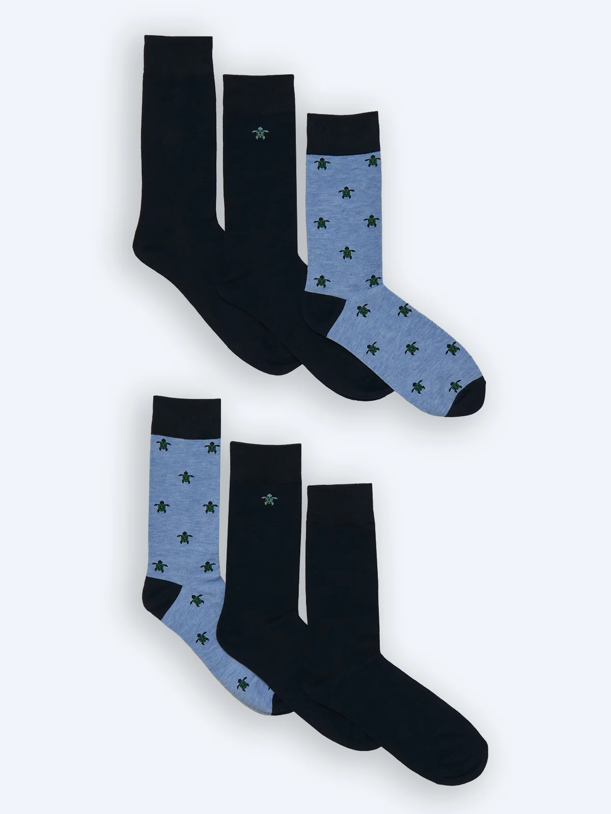 PACK X6 MEDIAS HOMBRE INDEX LARGO - 1