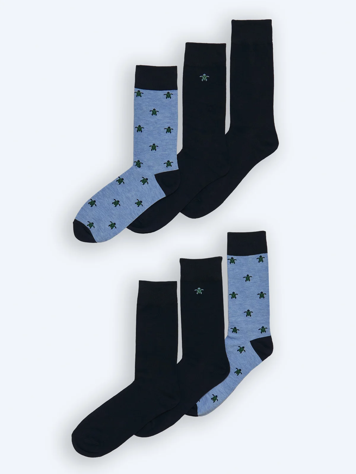 PACK X6 MEDIAS HOMBRE INDEX LARGO - 2