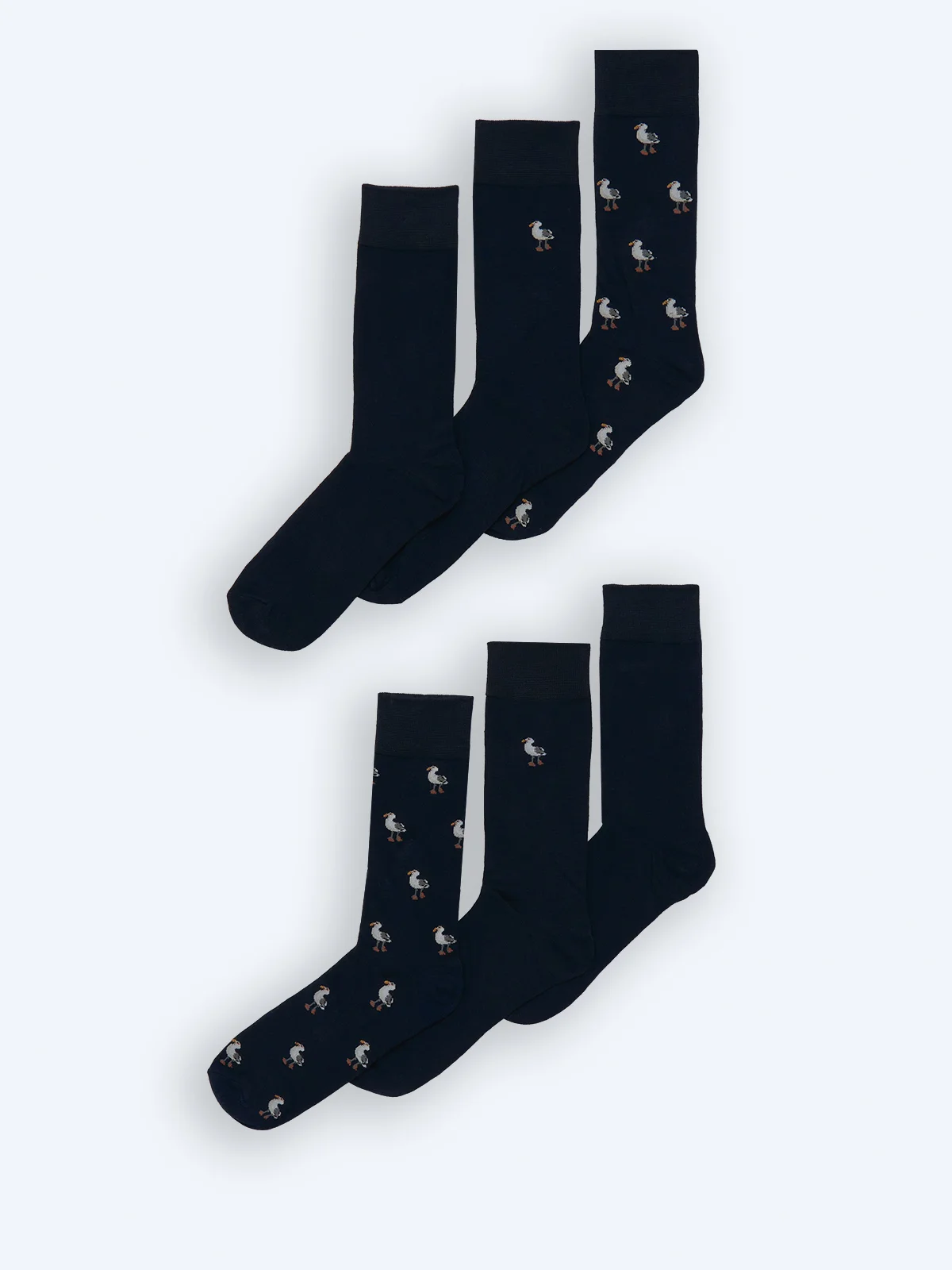 PACK X6 MEDIAS HOMBRE INDEX LARGO - 1