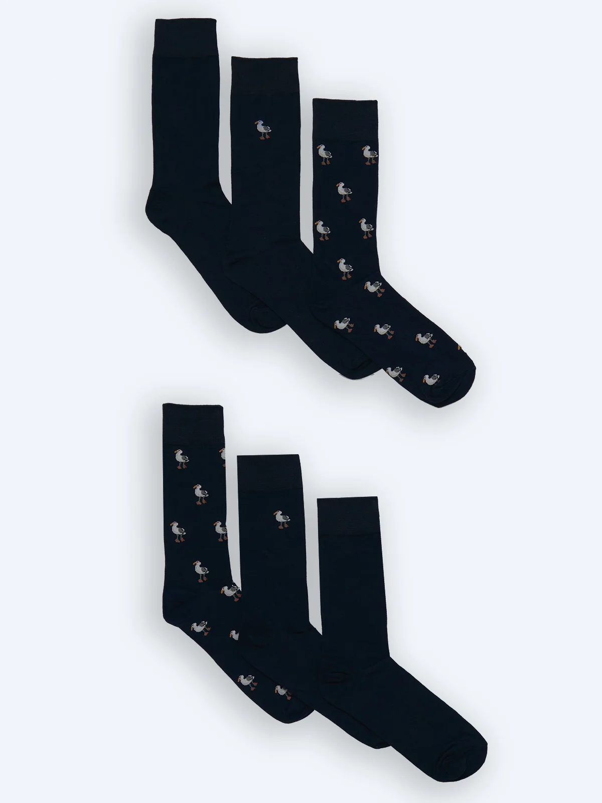 PACK X6 MEDIAS HOMBRE INDEX LARGO - 2